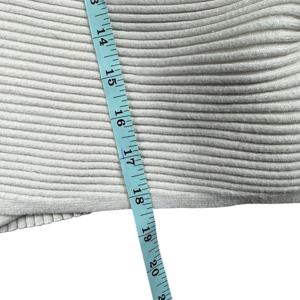 Abercrombie & Fitch Soft AF Wrap Front Ribbed Cropped Sweater Womens XL - Picture 8 of 8